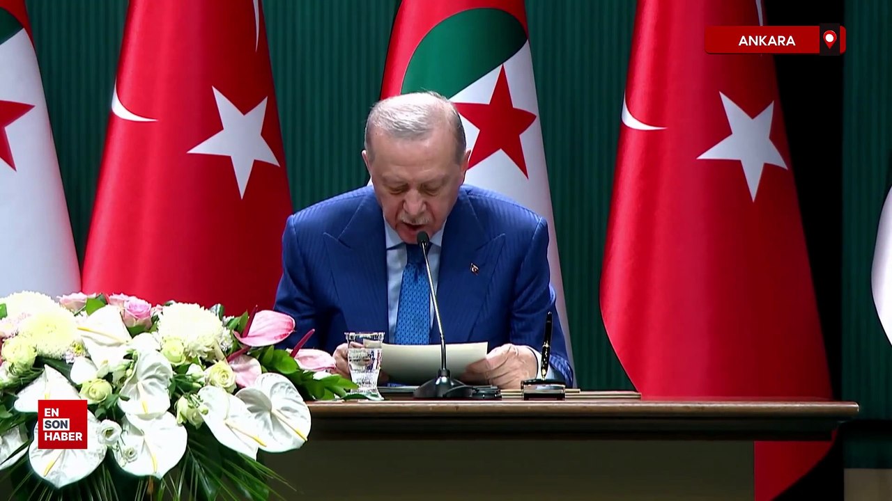 Cumhurbaşkanı Erdoğan: Cezayir ile ticaret hacmi hedefimiz 10 milyar dolar