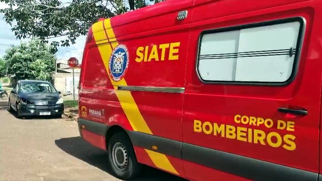 Motociclista fica ferido em acidente com Peugeot 307 no Bairro Morumbi, em Cascavel