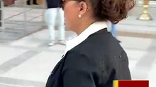 الفنانة أنوشكا في عزاء الراحل هاني شاكر
