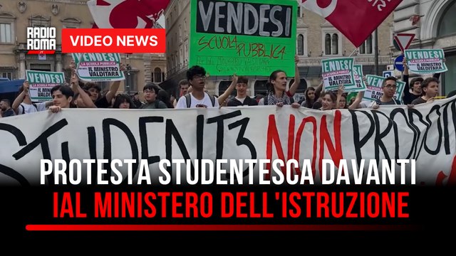 Protesta studentesca davanti al Ministero dell'Istruzione, studenti bocciano la riforma