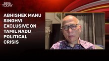 Majority has to be shown on floor of House: Abhishek Singhvi on Tamil Nadu crisis