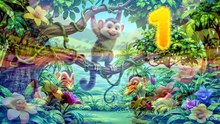 Title: 123 Count with Me! 🐵🦆 Counting 1-10 for Toddler