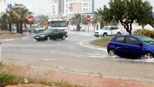 Temporal de lluvia y granizo en Murcia