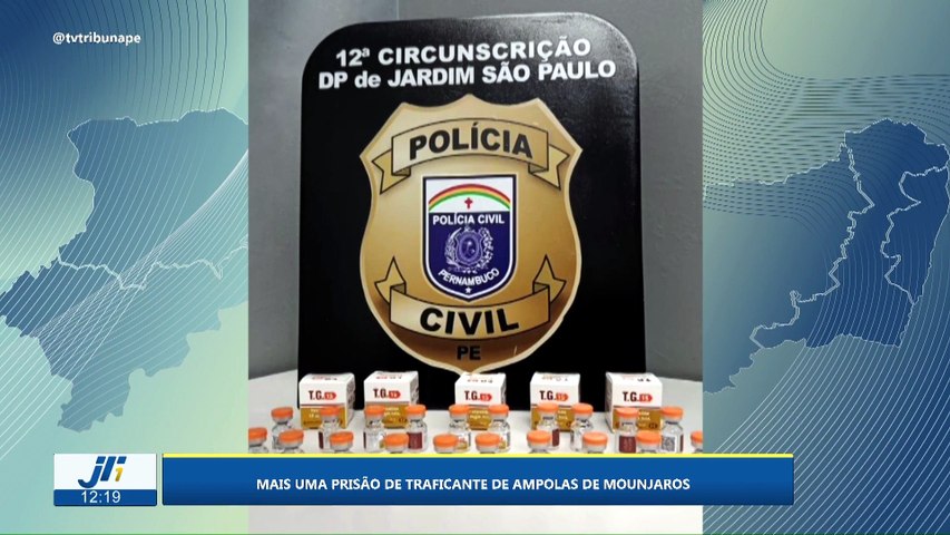 Mais uma prisão de traficante de ampolas de mounjaros.