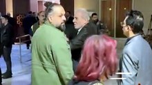 يسرا وإلهام شاهين في عزاء هاني شاكر