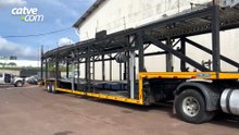 PRF encontra iPhones e medicamentos escondidos em carros de caminhão-cegonha