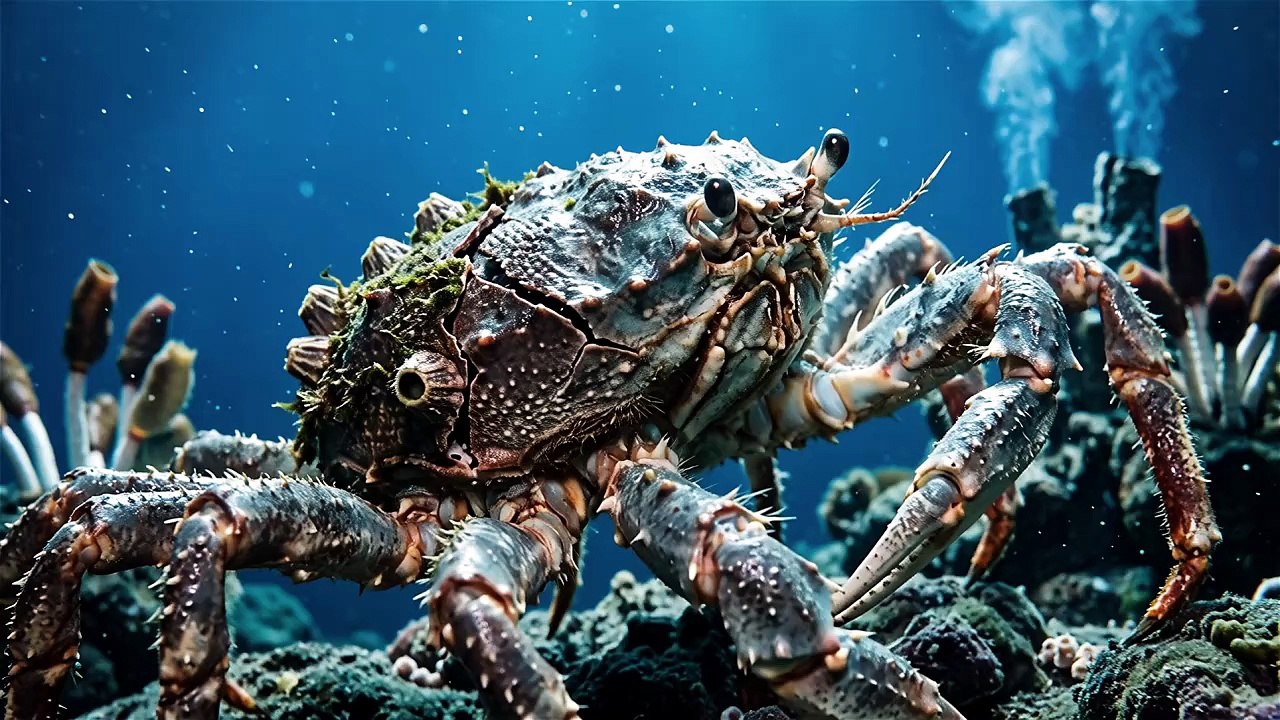 Spider Crab Molting Transformation