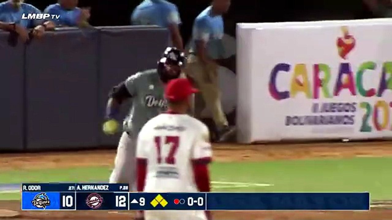 Guerra de perreos en la LMBP entre Rougned Odor y Anthony Jiménez