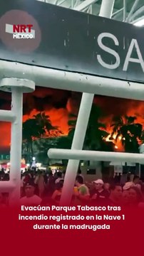 🚒🔥 Elementos de Protección Civil y Bomberos atendieron un inc3ndio registrado en la Nave 1 del Parque Tabasco durante la madrugada, lo que obligó a evacuar el recinto ferial. Hasta ahora no se reportan les1onados.