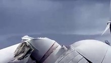 Turbina de parque eólico cai durante vendaval na fronteira entre Brasil e Uruguai