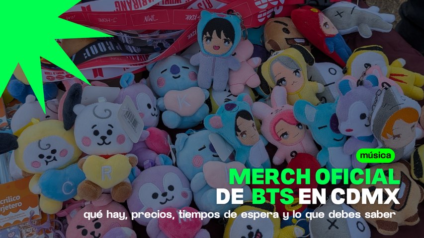 Merch oficial de BTS en CDMX: precios, filas y cómo comprar