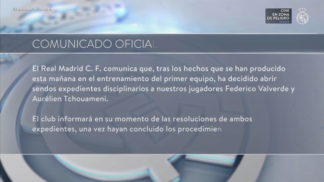 Comunicado Real Madrid