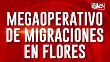 Megaoperativo de migraciones en Flores: comerciantes amenazan con cortar la avenida por el Ice