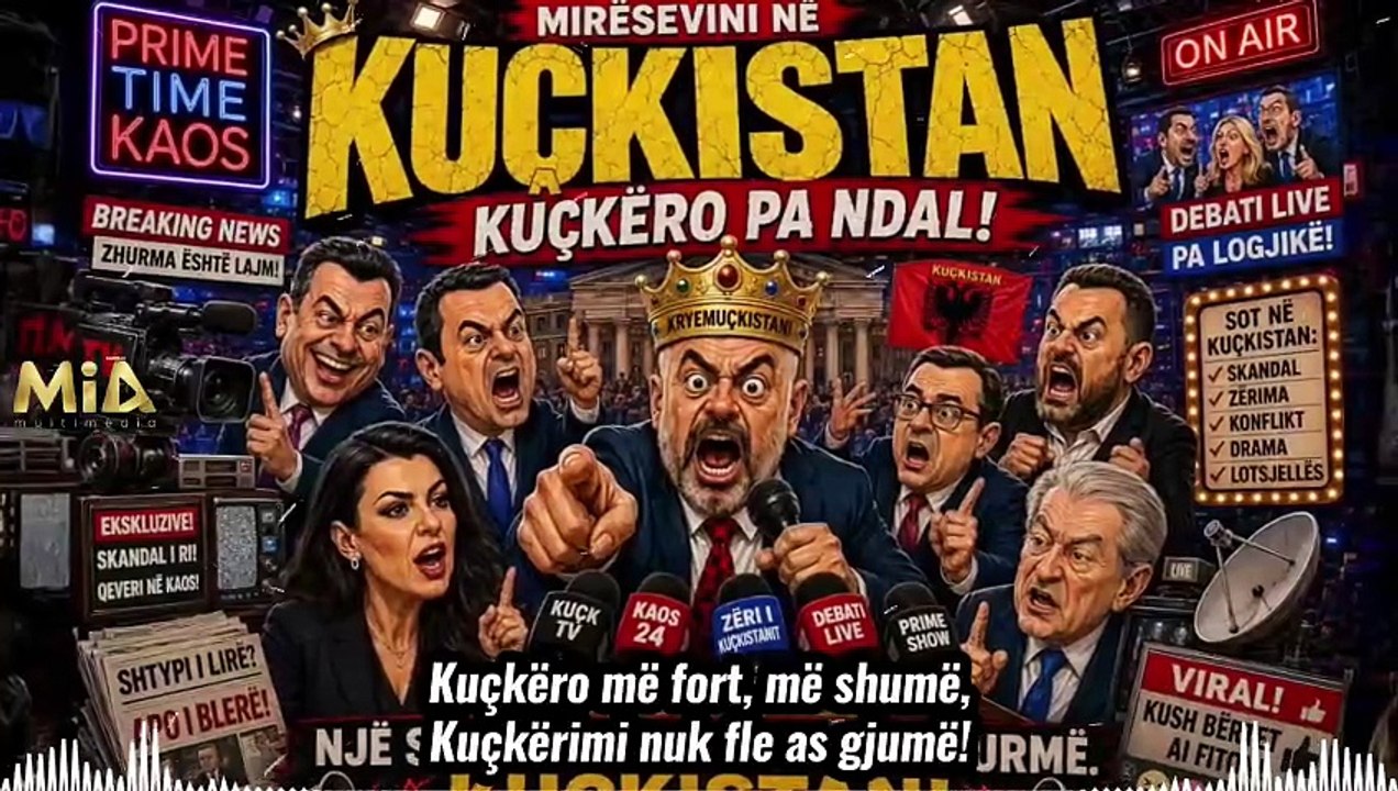 KUÇKISTAN 🇦🇱🔥 | Himni i Prime Time Shqiptar (Parodi Satirike 2026)