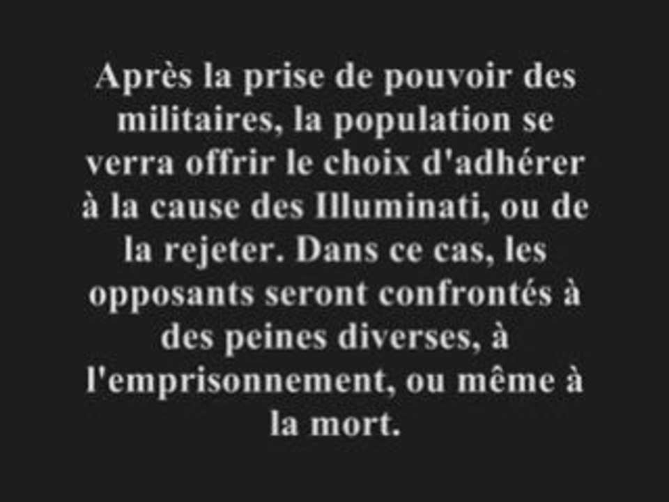 Illuminati la suite de l'histoire