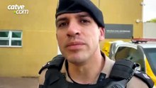 Dois homens são encaminhados para delegacia durante Operação Omnis em Cascavel