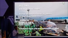 Jalisco rompe récords en crecimiento económico y exportaciones: Pablo Lemus