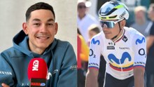 De 'rider' de Glovo al Giro, la increíble historia del 'cohete' de Movistar