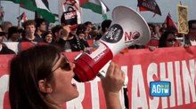 Biennale Venezia, tremila in corteo contro il padiglione israeliano
