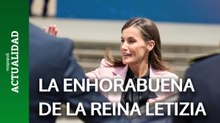 La 'enhorabuena' de la Reina Letizia al proyecto 'El Diario del Poder': "Lo estaís consiguiendo"