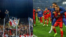 Estrasburgo se convirtió en Vallecas: así celebró la afición rayista el pase a la final