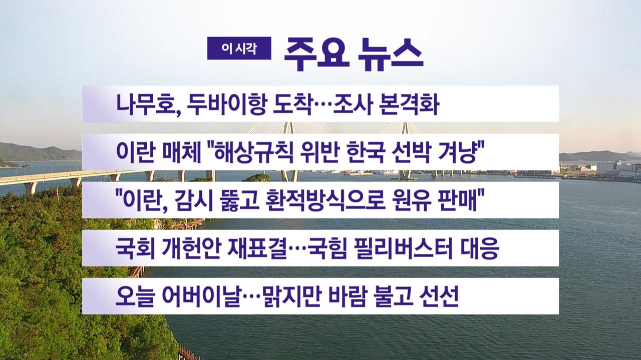 [YTN 실시간뉴스] 나무호, 두바이항 도착...조사 본격화 / YTN