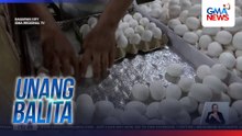 Presyo ng itlog sa ilang palengke, bagsak-presyo dahil sa oversupply | Unang Balita