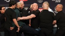El salvaje cara a cara entre Chimaev y Strickland en UFC 328