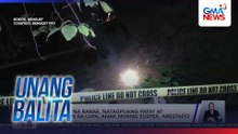 74-anyos na babae, natagpuang patay at nakabaon sa lupa; anak niyang suspek, arestado | Unang Balita