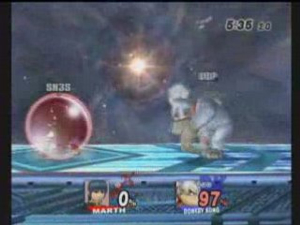 Brawl SN3S (Marth) Vs UDP (Donkey Kong)