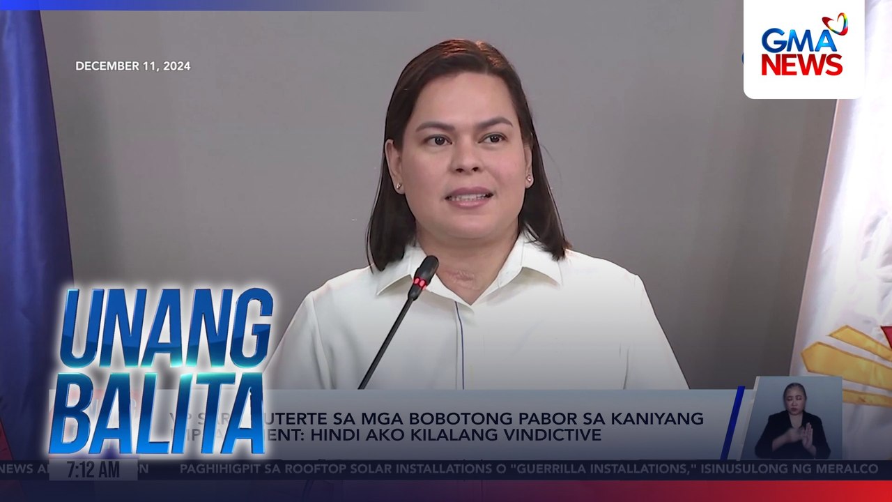 Petisyon ni Atty. Mans Carpio na ipatigil ang impeachment proceedings vs. VP Duterte, ibinasura ng QC RTC | Unang Balita