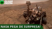 Rover da NASA arranca rocha gigantesca em Marte