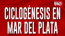 Ciclogénesis en Mar del Plata