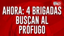 Ahora: 4 brigadas buscan al prófugo