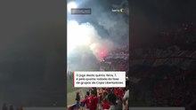 Confusão interrompe jogo do Flamengo e Independiente de Medellín na Libertadores #shorts