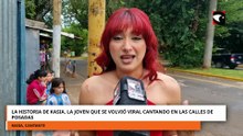 La historia de Kasia, la joven que se volvió viral cantando en las calles de Posadas