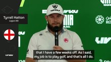 Hatton happier with no social media as LIV Golf uncertainty continues