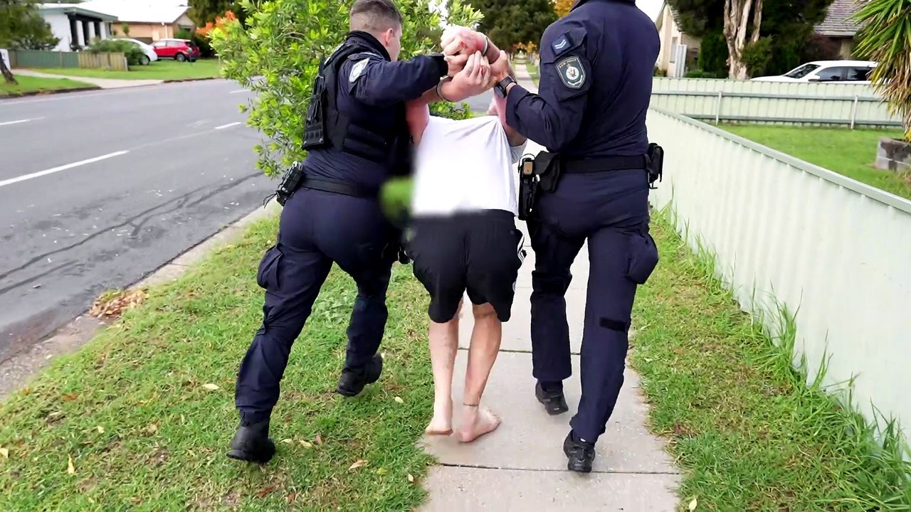 NSW Police video from Operation Blue Ember in the Albury region