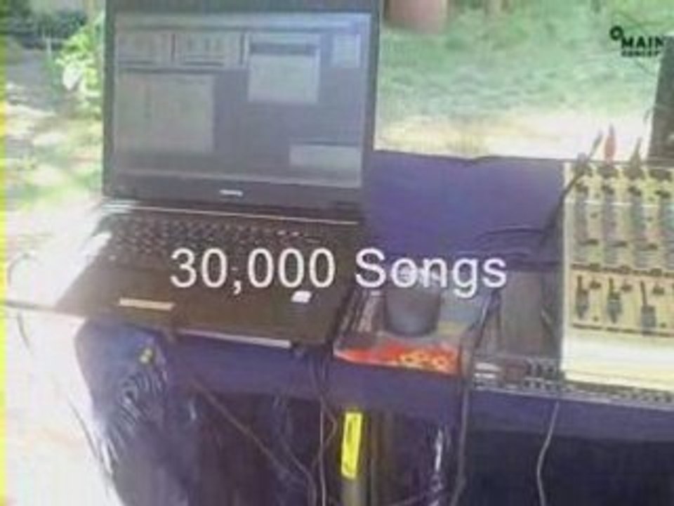 micro Dj SETUP stage