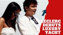 Charles Leclerc takes a break from cars embracing a whole new level of luxury