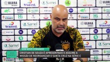 Cristian de Souza é apresentado e assume a missão de reorganizar o Santa Cruz na Série C