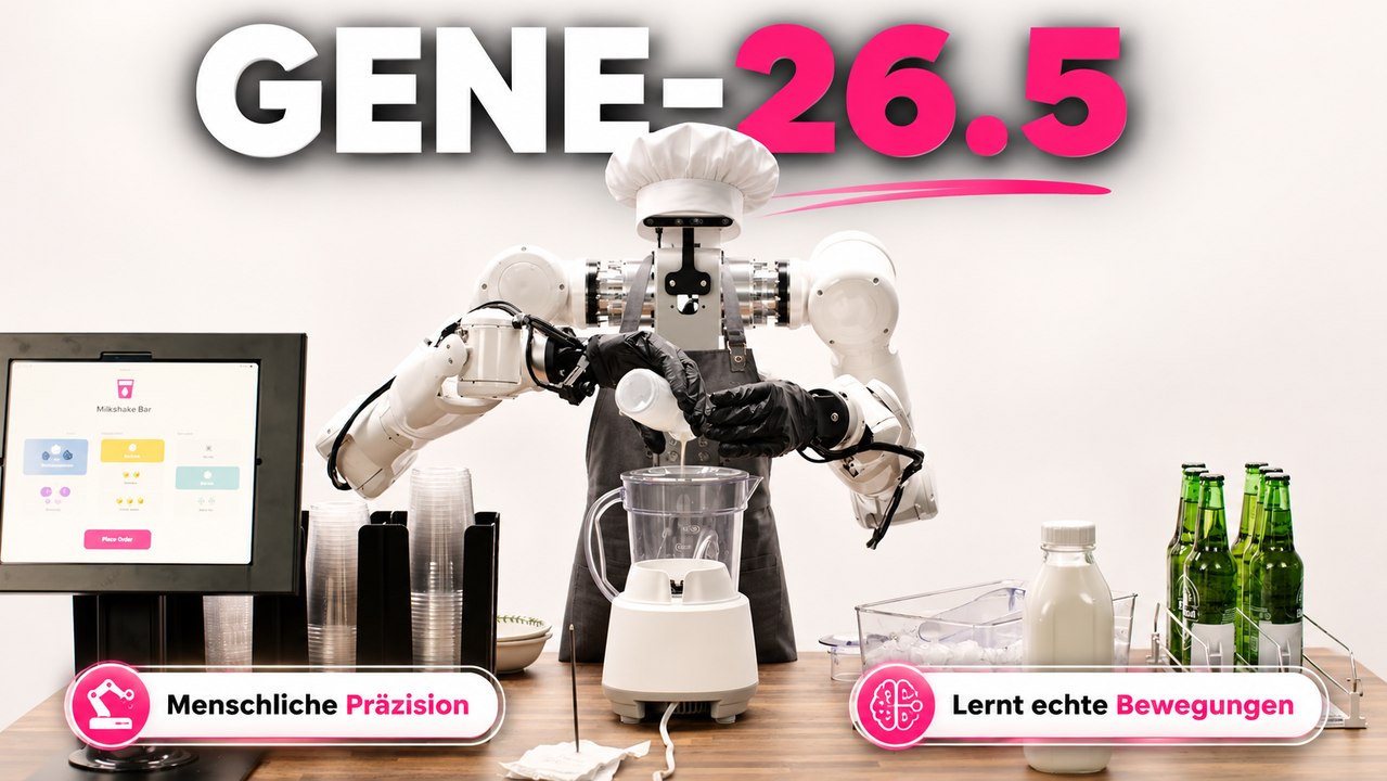 Genesis AI GENE-26.5 verblüfft mit menschlicher Präzision