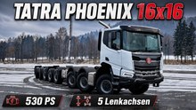 Tatra Phoenix 16x16: Extrem-Truck fürs härteste Gelände