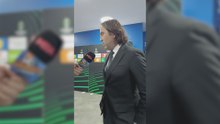 Declaraciones de Martín Presa en zona mixta tras el pase del Rayo Vallecano a la final de la Conference League