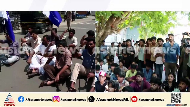 എട്ടാംക്ലാസുകാരൻ ജീവനൊടുക്കിയ സംഭവം; സ്കൂളിലേക്ക് എസ്എഫ്ഐ നടത്തിയ മാർച്ചിൽ സംഘർഷം