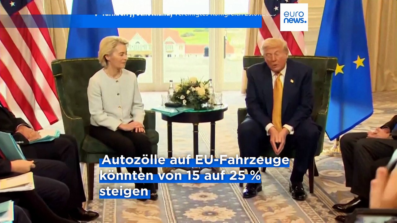 Trump setzt EU Frist bis zum 4. Juli - sonst drohen 'viel höhere' Zölle