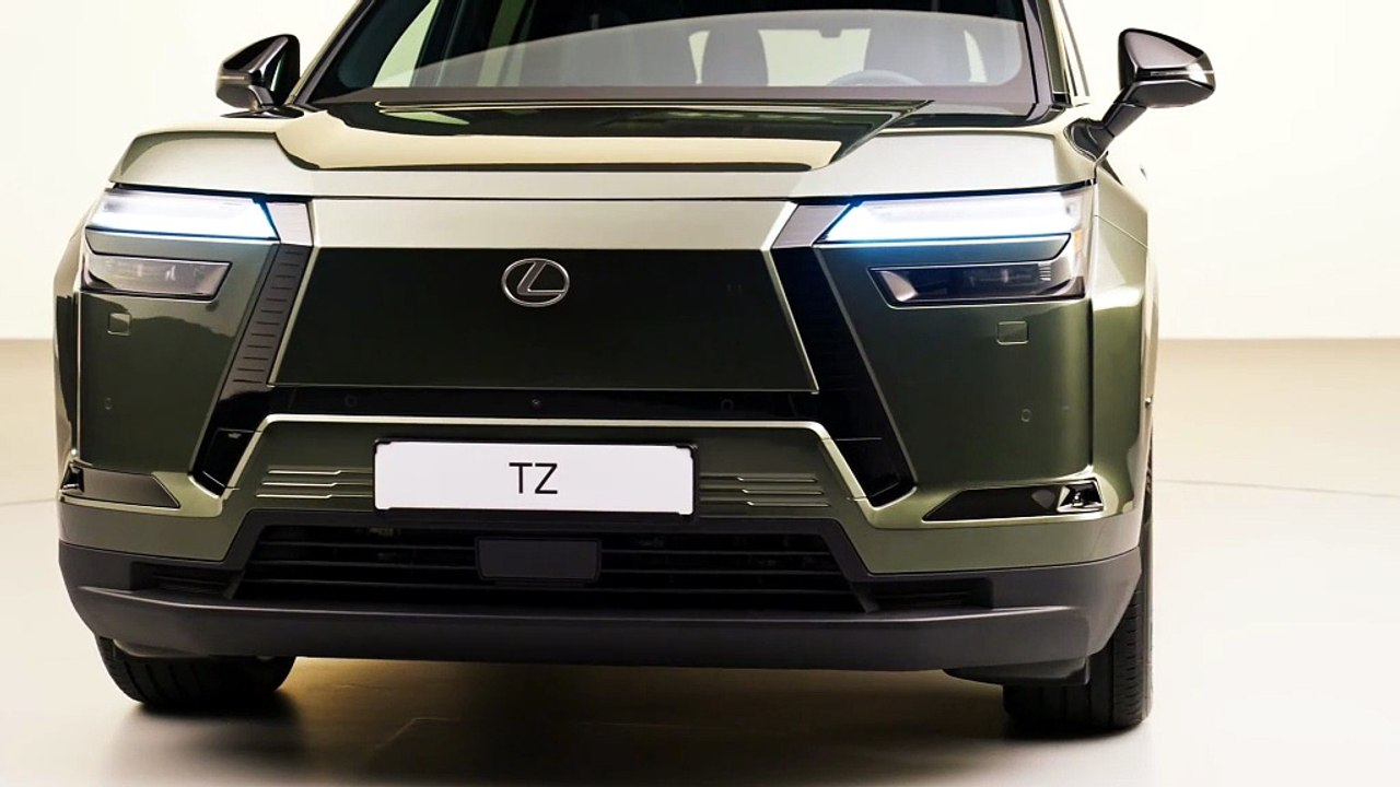 Le SUV électrique à batterie Lexus TZ offre six places sur trois rangées de sièges