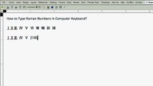 Microsoft Word: How to Insert Roman Numerals Using Hex Codes