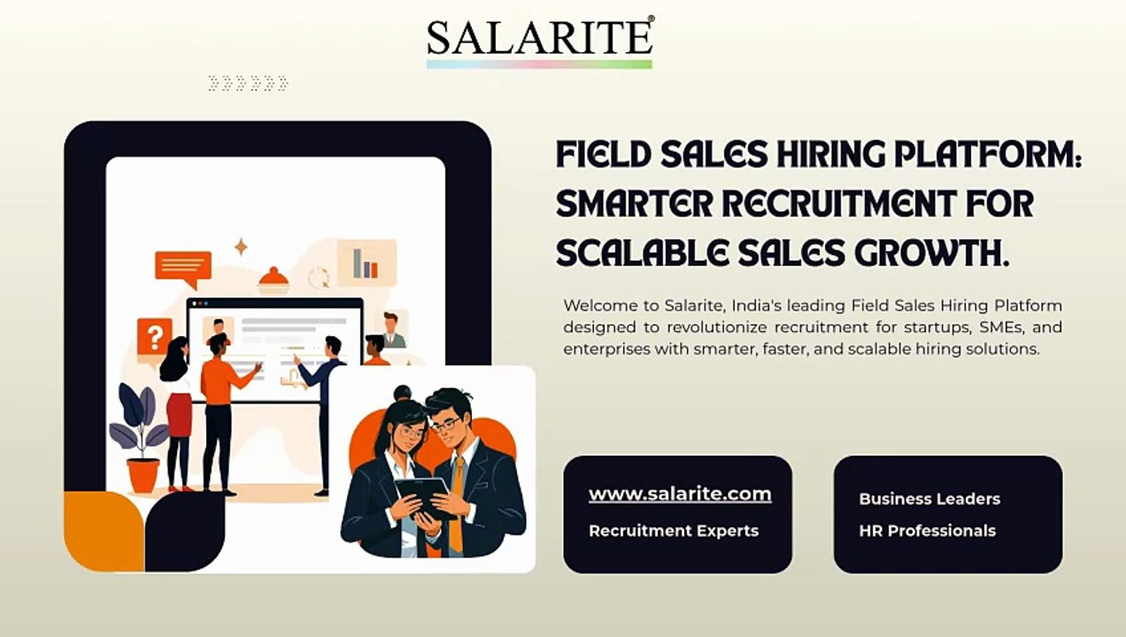 Field Sales Hiring Platform Smarter Recruitment for Scalable Sales Growth.