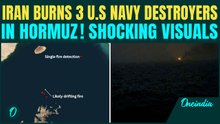 U.S Warships ON FIRE After Iran’s BIG Attack? CHILLING NASA Image SHOWS Fire Burning in Hormuz